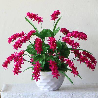 冰箱上放的装饰花桌子摆件放在上面顶部茶几装饰品餐桌客厅假假花