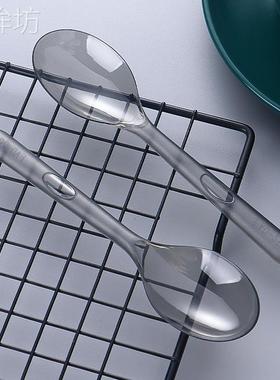 一次勺子单独包装加厚塑汤勺外卖打包勺匙食料品级甜品小性04114