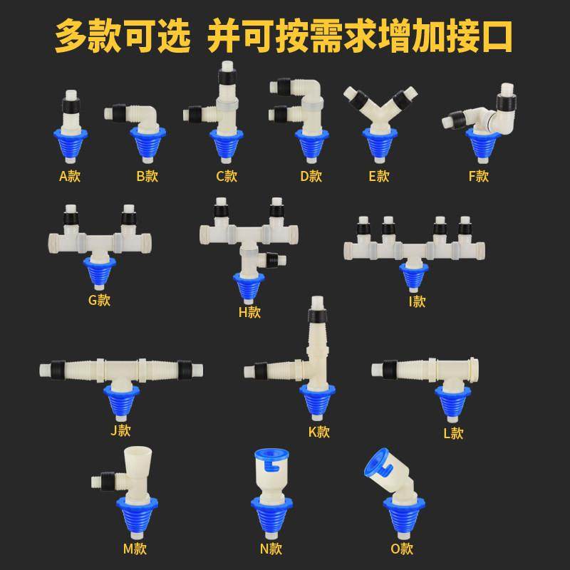 洗衣机地漏专用接头下水管防异味密封圈下水管三头通弯头挡味溢水,家装主材,其它卫浴配件,淘宝优惠券,粉丝福利购,淘宝优惠卷