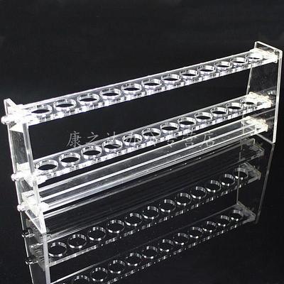 有机玻璃比色管架10ml25ml50ml100ml亚克力试管架6孔12孔样品展示架