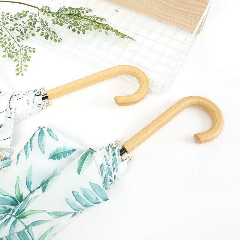 日系小清新8K直杆伞长柄雨伞简约色创意木手柄伞覆古男女雨伞,婴童用品,儿童雨伞/防晒伞,淘宝优惠券,粉丝福利购,淘宝优惠卷