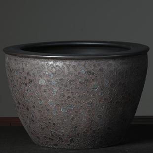 大缸荷花盆陶缸 水缸养睡莲 大缸特大号老式 古法养鱼盆庭院老式