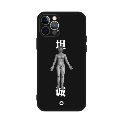 Takki灰色花园 坦诚 肤感壳 黑色小羊皮 手机壳