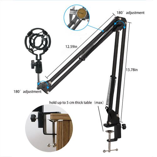 Wired Microphone BM 80s0 Mic stand Studio condenser Micropho
