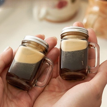 迷你咖啡浓缩液分装瓶密封罐玻璃水杯小酒瓶样品储存罐随行便携