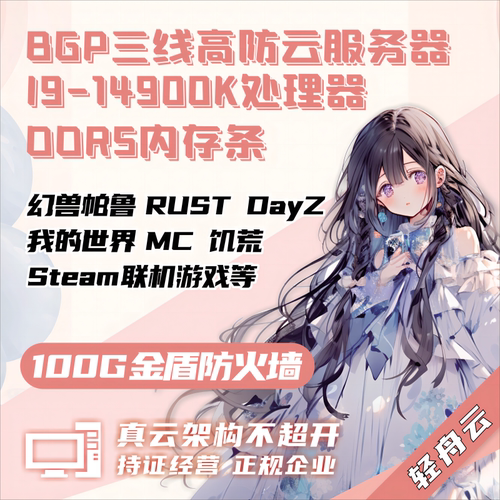 BGP线路14900K 9950X EPYC我的世界MC rust腐蚀 dayz vps服务器i9