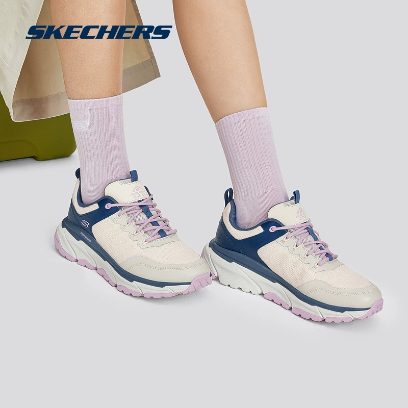skechers斯凯奇女子宽楦休闲鞋轻量耐磨户外鞋高透气运动鞋180167