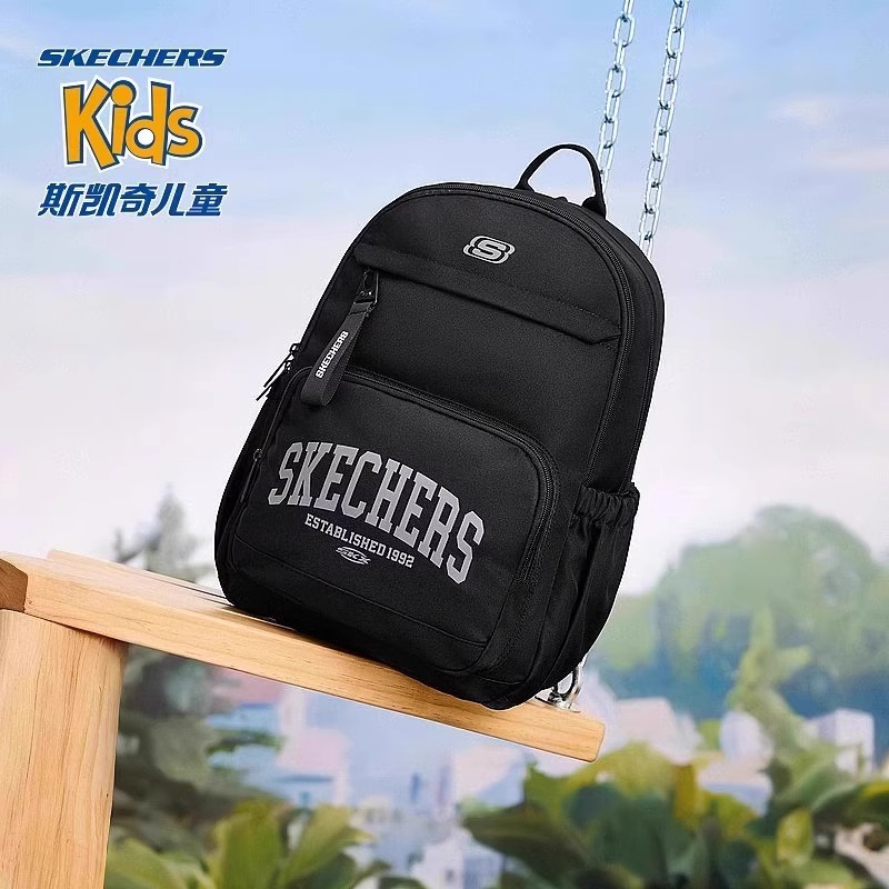 斯凯奇儿童防沾水双肩背包书包