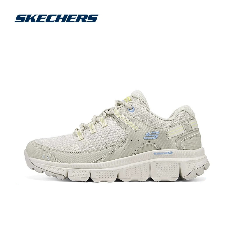 Skechers斯凯奇女士软底户外登山鞋休闲徒步鞋网布防撞厚底缓震鞋