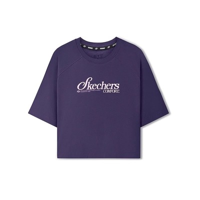 斯凯奇夏款女子短袖T恤运动衫