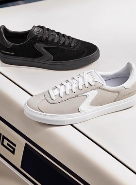 Skechers斯凯奇时尚百搭帆布板鞋休闲春秋新款拼色舒适男子254000