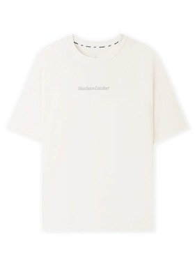 Skechers斯凯奇25新款夏季男女款纯色百搭针织短袖T恤衫L225U138