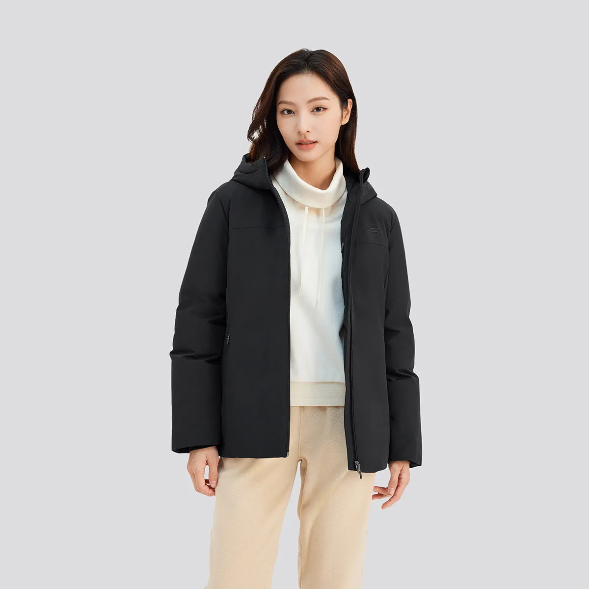 Skechers运动休闲连帽女羽绒服