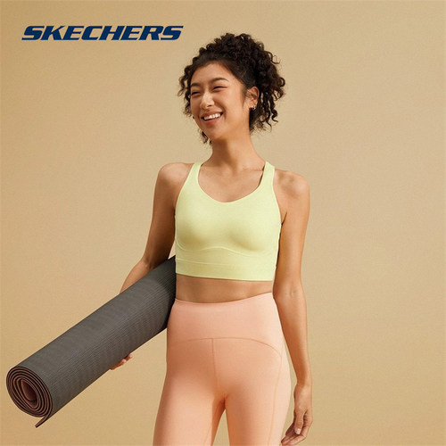 斯凯奇运动内衣女高弹透气背心