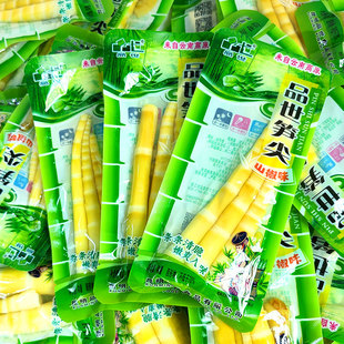 昆明品世泡椒小笋尖嫩竹笋500g泡椒尖笋山椒脆笋酸辣手剥竹笋子
