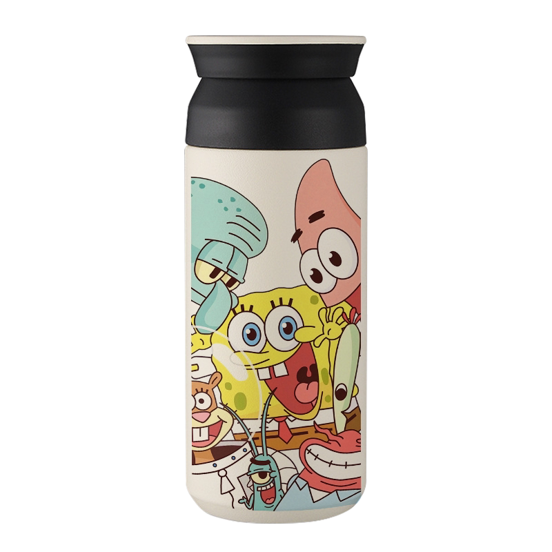 海绵宝宝派大星趣味双层保温杯