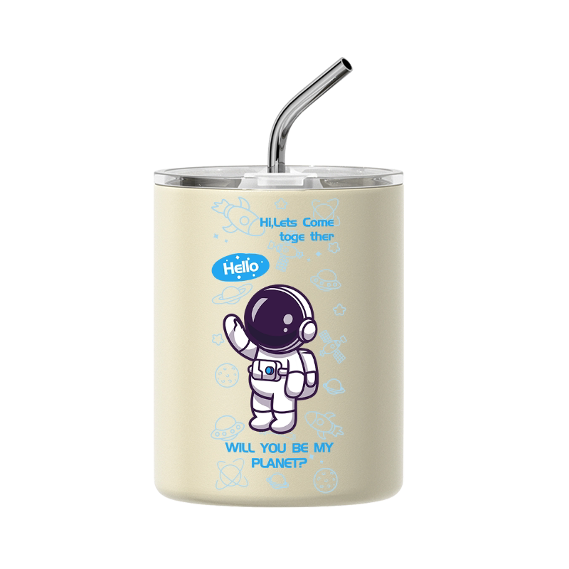 宇航员咖啡保温杯太空人星球