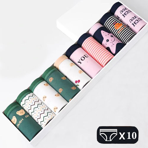 M-2XL Women's Sexy Underwear Cute Cotton Panties Briefs For