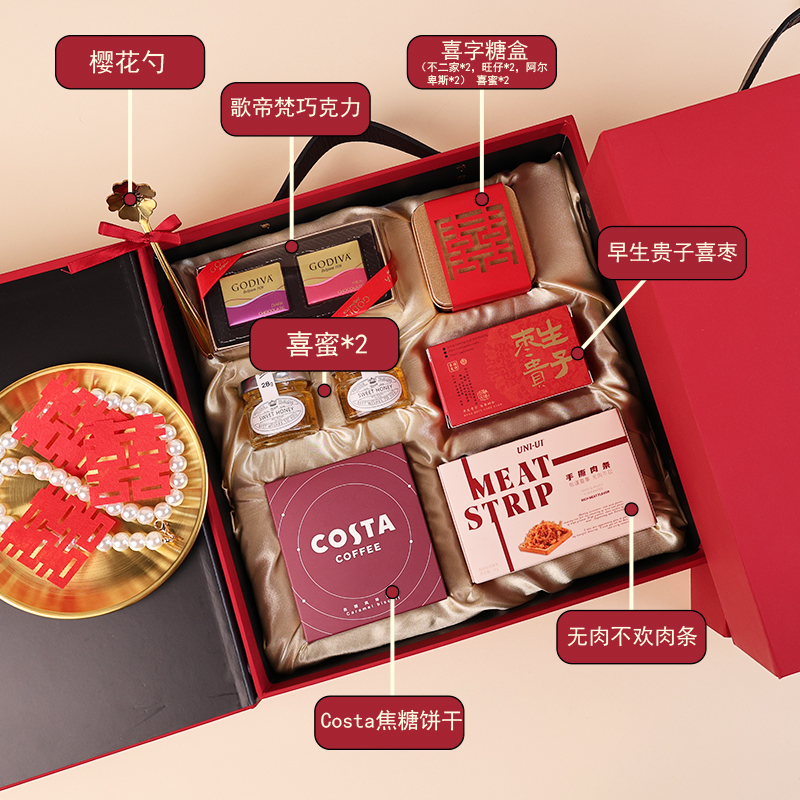 高档结婚伴手礼女伴娘礼盒