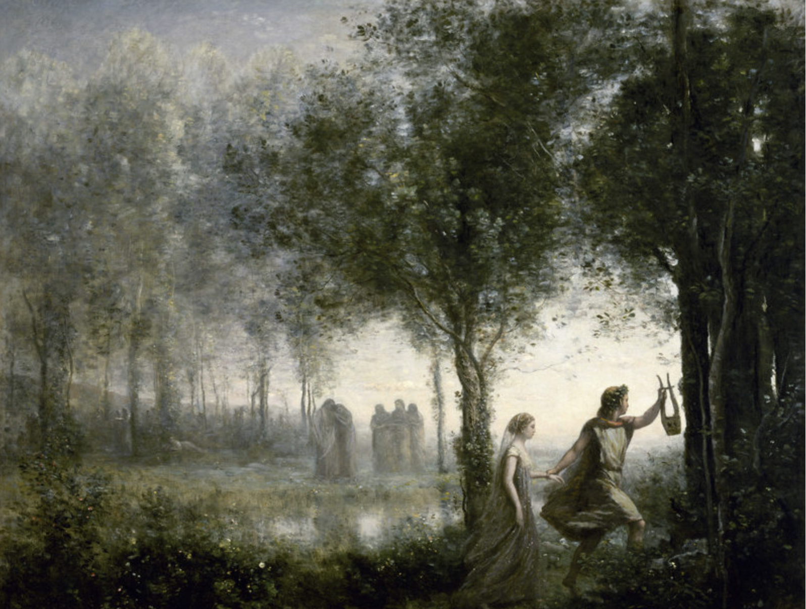 orpheus leading eurydice from the underworld柯罗超高清8.4m图