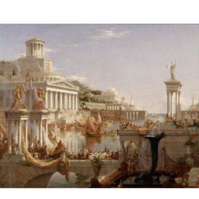 帝国的历程：帝国的终结高清图片素材托马斯·科尔 Thomas Cole