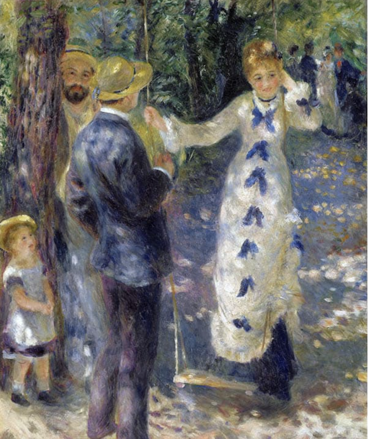 《秋千》雷诺阿高清作品素材大图51.3m