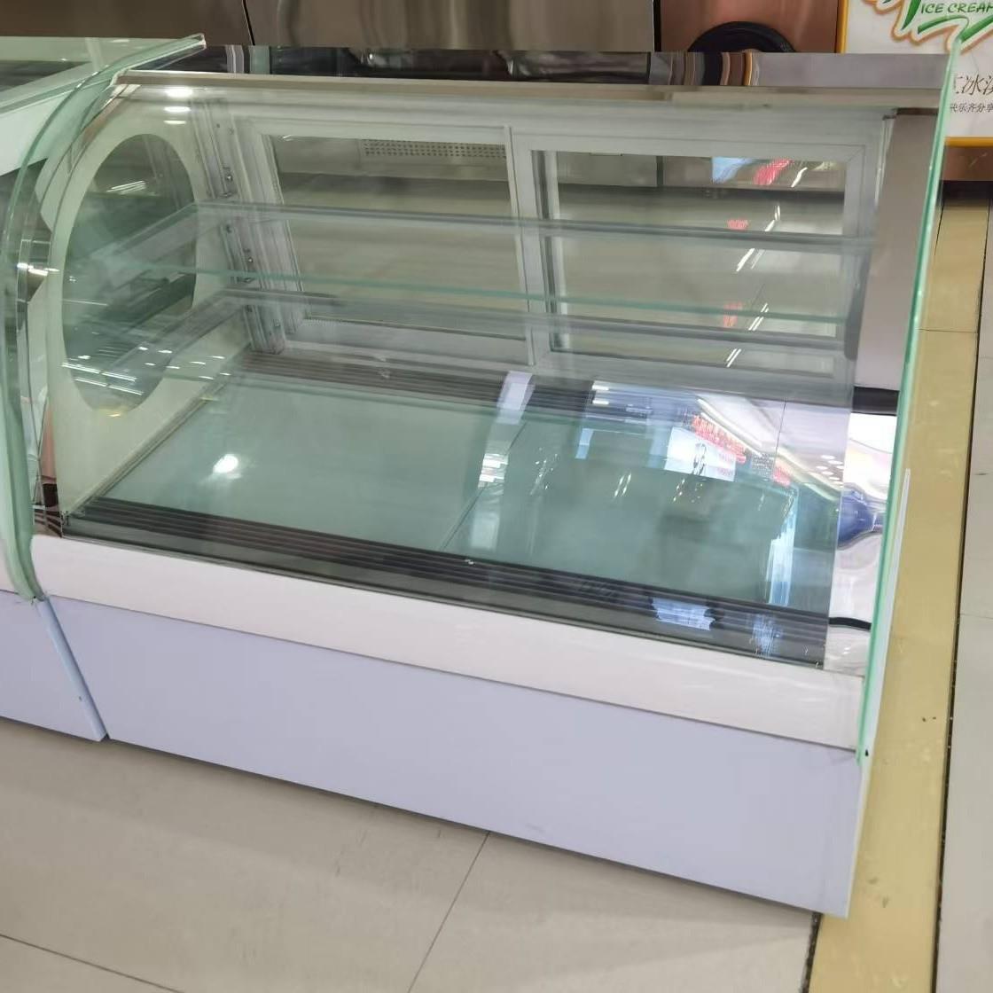 商用蛋糕柜风冷无霜面包甜点柜冷藏保鲜柜圆弧玻璃蛋糕展示柜