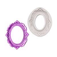 New retro mirror frame mold, photo frame silicone mold, cake decoration, chocolate clay, and epoxy resin creative tool thumbnail 5