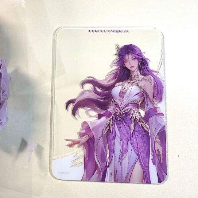 爆款diy自制三盏古斯完美世界云曦亚克力精美透卡合影拍照超好看