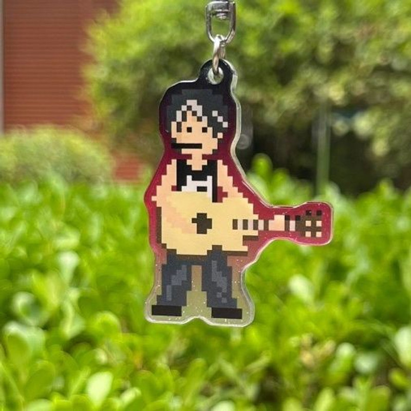 明星周边陶喆 soulpower自制像素亚克力挂件书包钥匙扣收藏