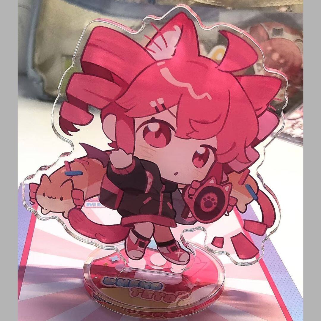 热门款卡通可爱版重音teto亚克力立牌摆件高颜值送朋友礼物二次元