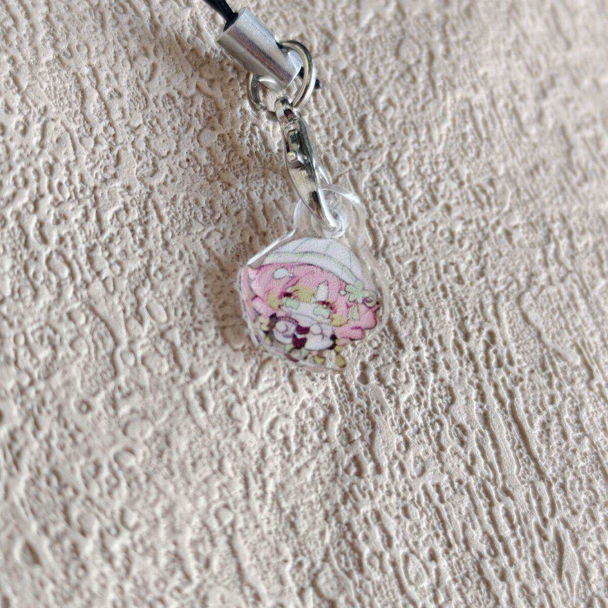 鬼灭之刃迷你手机链甘露寺蜜璃高颜值学生书包挂件装饰品超级小