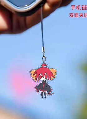 初音未来重音teto周边手机链挂绳学生书包小配饰品挂件送朋友礼物