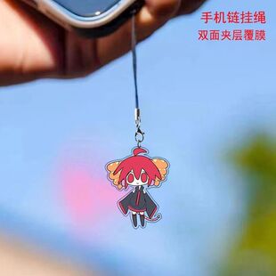 初音未来重音teto周边手机链挂绳学生书包小配饰品挂件送朋友礼物