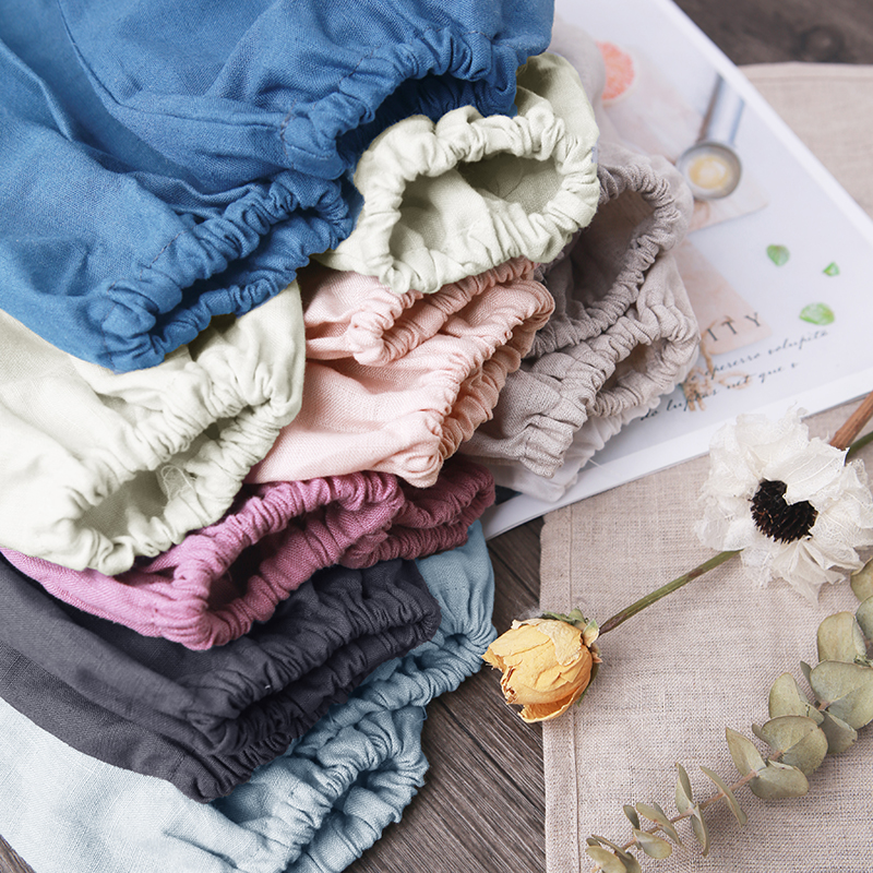 纯色儿童亚麻男女士家用防晒套袖