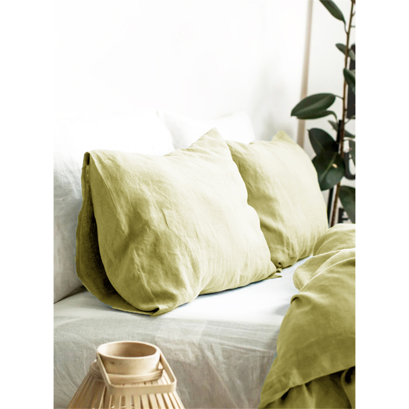 外贸出口亚麻枕头套透气抑菌