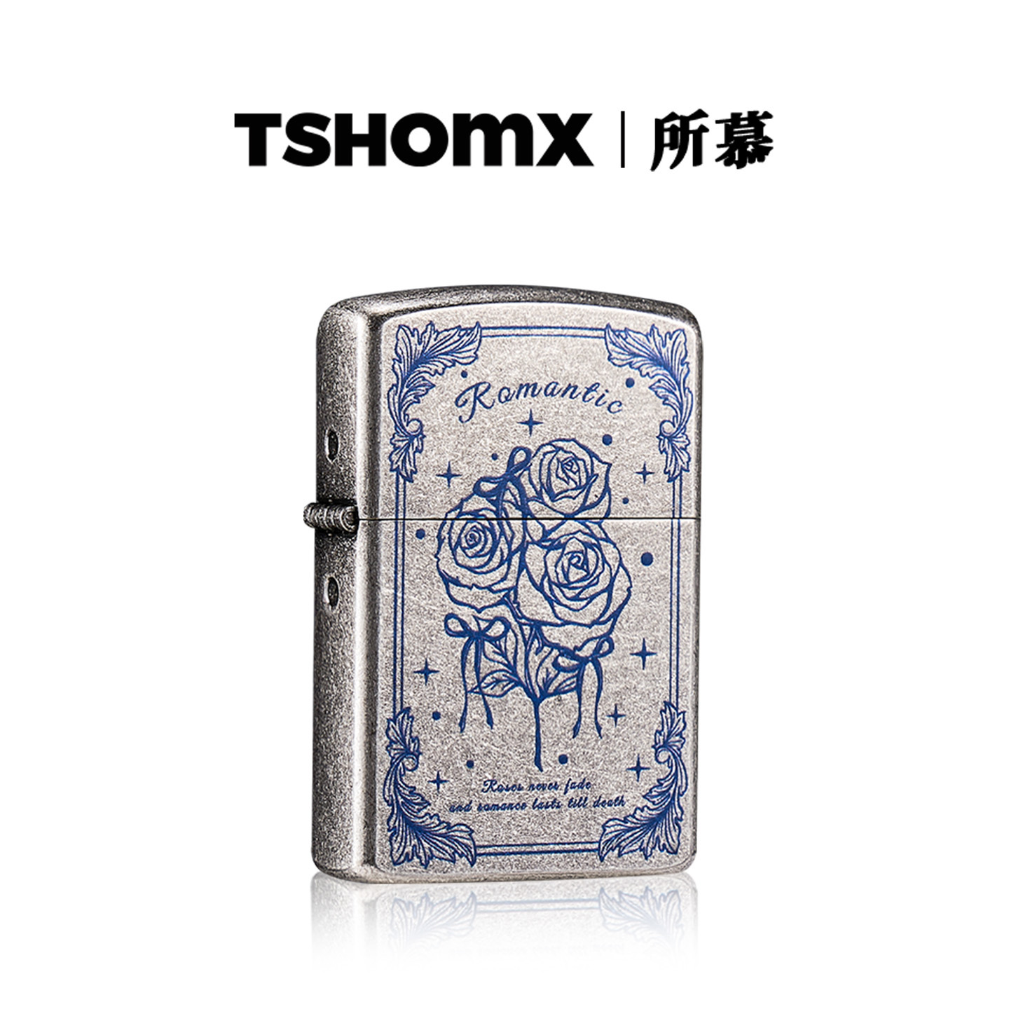 TSHOMX玫瑰信笺煤油打火机送男友