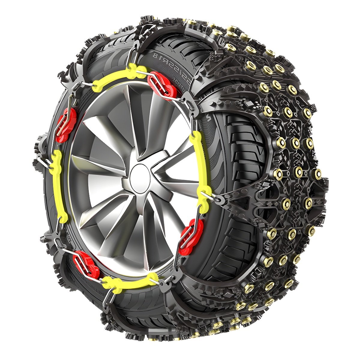 汽车橡胶防滑链轿车SUV电动车通用型不伤轮胎雪地专用防滑链条冬