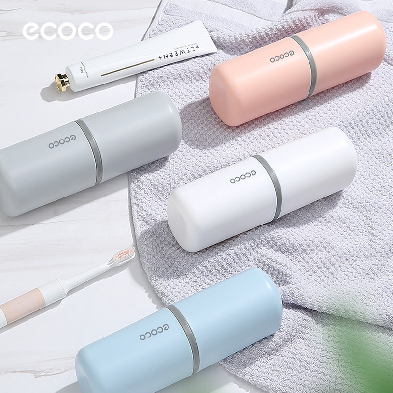ecoco便携式牙杯牙刷旅行漱口杯图片