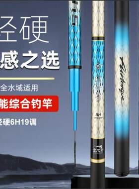 金龙斩轻量版大物杆金龙一号鱼竿6H19调【小温专属】