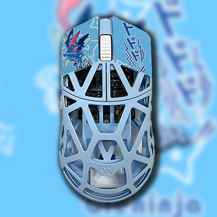 诗图鲨适用万灵花兽mini鼠标贴防滑贴鼠标MINI贴纸吸汗半包背贴