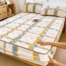 牛奶珊瑚绒夹棉床笠2023新款 加绒床单床套加厚床垫保护罩单件冬季