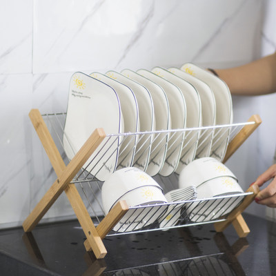 厨房沥水碗碟架盘子碟字不锈钢晾干置物架放碗的架子家用日式碗架