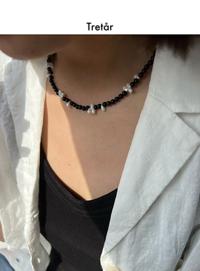Tretar黑玛瑙女原创设计项链