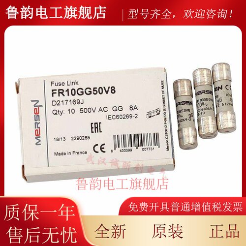 ferraz保险丝FR10GG50V1/V2/V4/V6/V8/V10/V12/V16 MERSEN熔断器