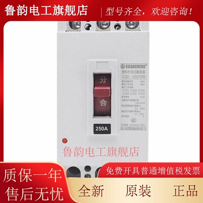 Dz20Y-160C225A250J400A630A塑料外壳断路器空气开关三相380V电机