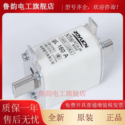 中宇ZOYUCN熔断体NT00 NT1 NT2 32A40A63A80A100A125A160A芯RT16