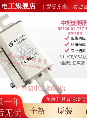 西安中熔RS306-01-T5Z-S1P 200A/315A/400/500A 690V 1250V熔断器