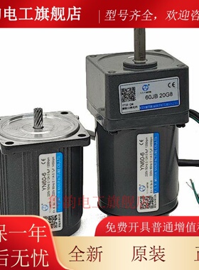 VTV电机YN60-6调速220V定速60JB20 30G8小马达微型齿轮减速电机