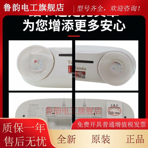 泰和安TS-ZFJC-E3W-6602A/E5W-6601B智能疏散应急双头灯应急灯36V